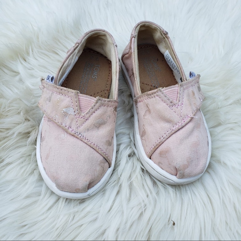 Toms Toddler Girl Slip Ons Shoes